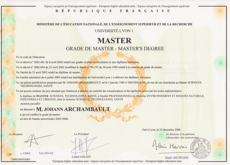 Achetez un diplôme universitaire de qualité irréprochable